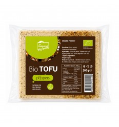 Tofu bio cu ardei, 200g...