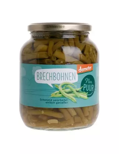 NUR PUUR – Fasole verde BIO, 380 G 