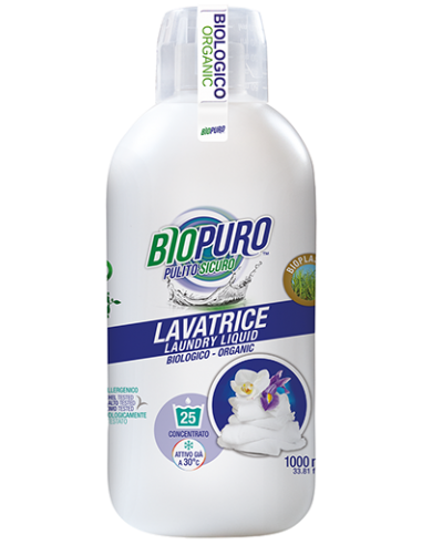 BIOPURO - Detergent lichid pentru spălarea rufelor albe, 1000ml