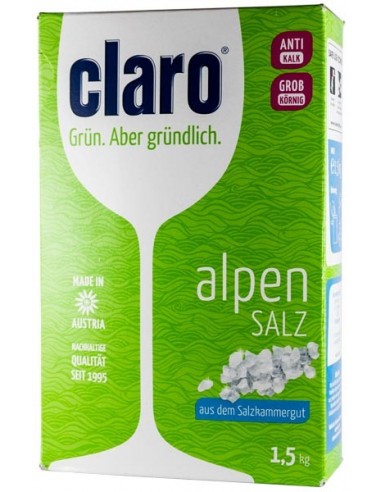 CLARO - Sare dedurizanta alpina, 1,5 Kg
