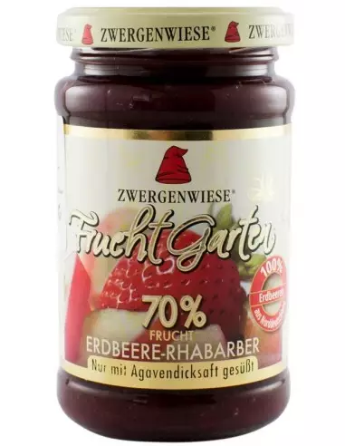 Gem de capsuni si rubarba BIO 250 g