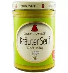 Muștar BIO cu verdețuri de Provence 160 ml