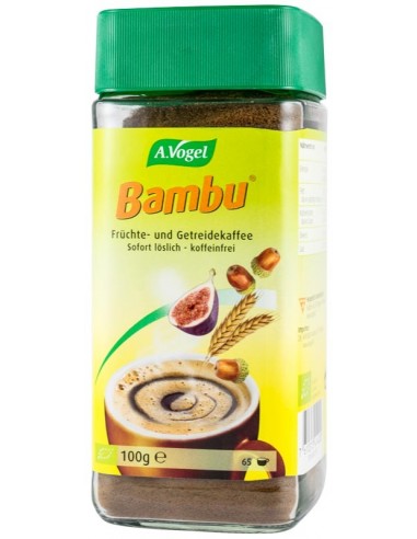 Bambu – Bautura instant bio din fructe si cereale, inlocuitor de cafea, 100 g, Pentru 65 porții  