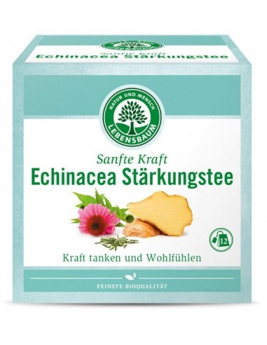 Lebensbaum – Ceai bio intaritor cu echinacea, 12 plicuri x 2g, 24g