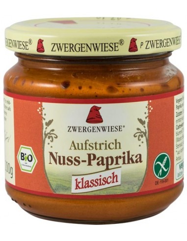 Zwergenwiese – Crema tartinabila bio vegetala cu ardei si nuci caju, 200g