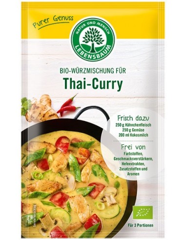 LEBENSBAUM – Amestec BIO de condimente pentru Thai-Curry, 23g 