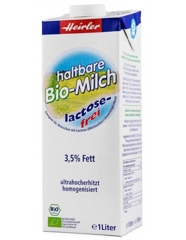 Heirler - Lapte durabil bio fara lactoza, 3,5% grăsime, 1L