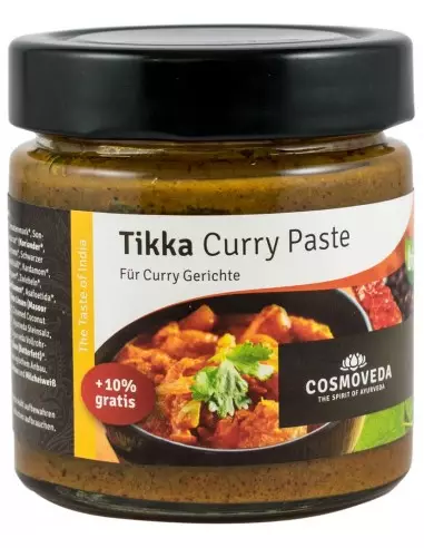 Cosmoveda – Pasta de curry BIO Tikka, 175g  