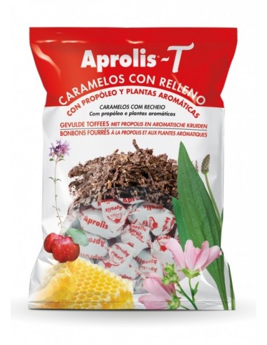 APROLIS – T - Dropsuri cu umplutura, plante aromatice si propolis, 100 g