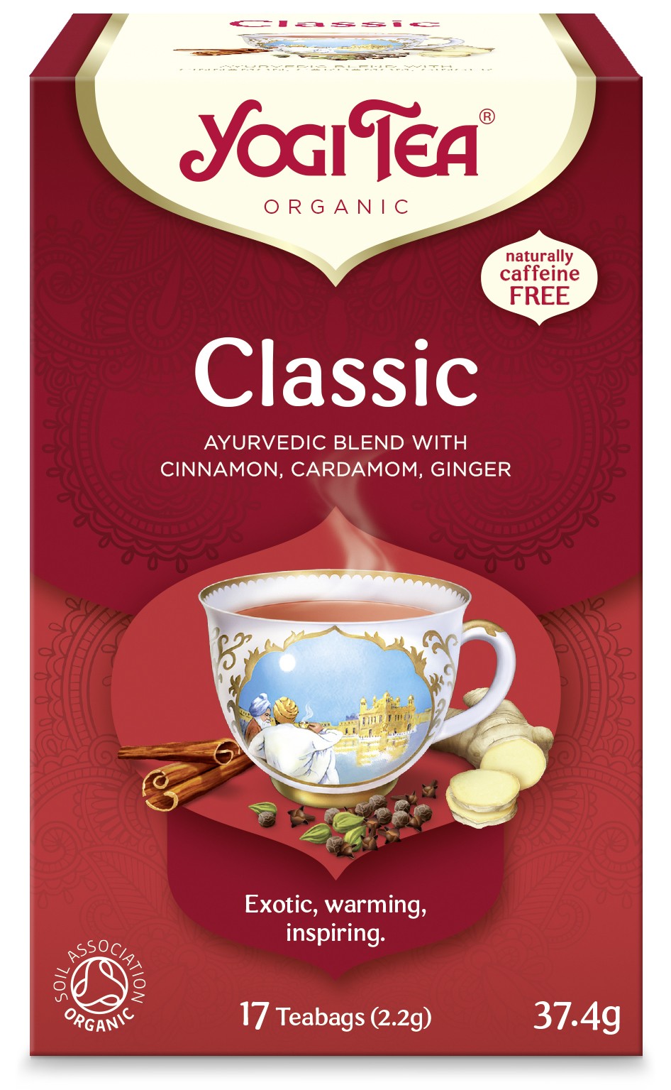 Ceai bio Classic, 17 pliculete 37.4g Yogi Tea