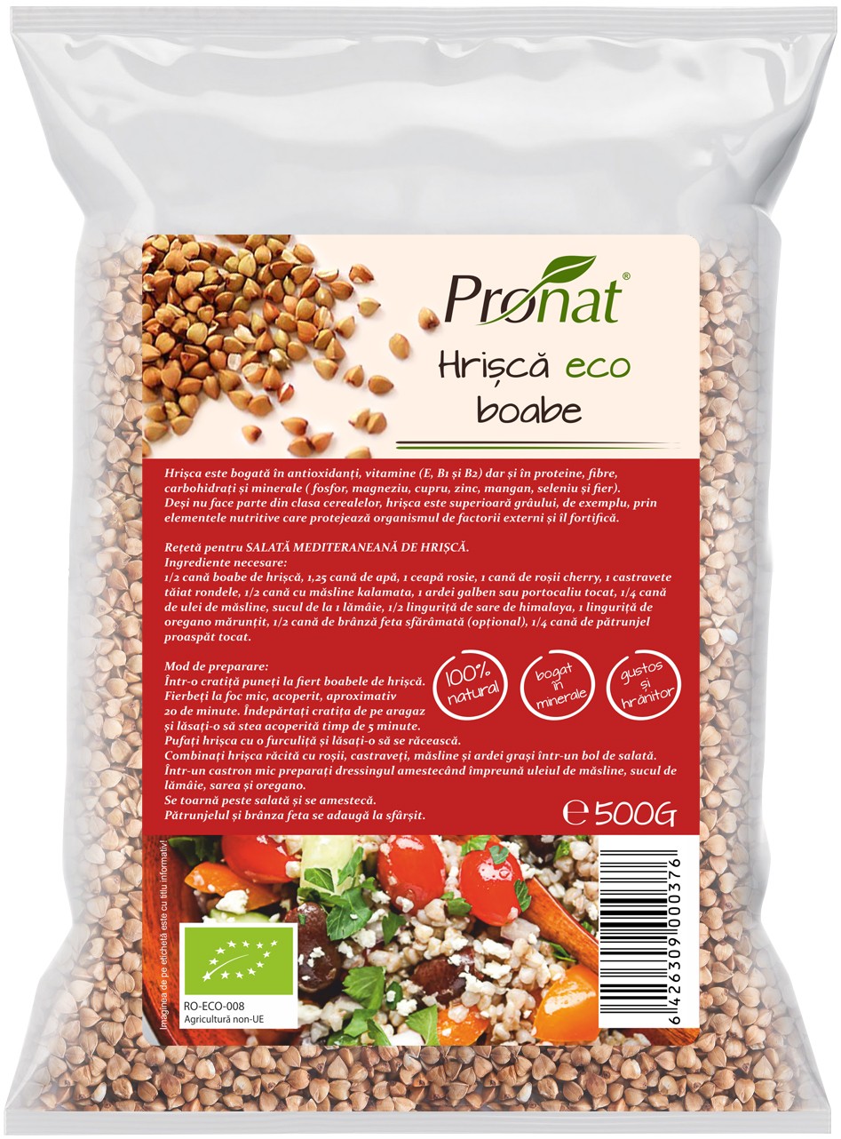 Hrisca bio, 500g Pronat