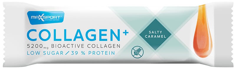 Baton proteic cu Colagen+ si caramel sarat, 40g Max Sport