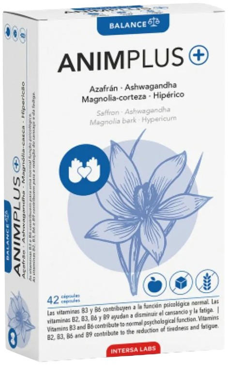 Animplus- capsule cu ashwagandha si vitamine, 42 capsule, 22,05g Intersa Labs