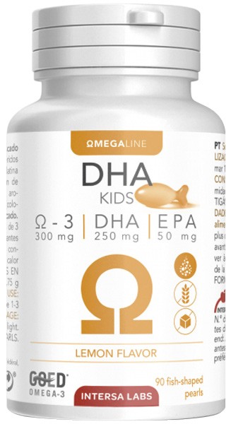DHA pentru copii, 90 capsule masticabile, 78,75g Intersa Labs