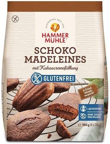 Madlene cu ciocolata, dupa o reteta frantuzeasca, (6*30)180g Hammer Muhle