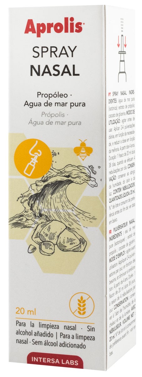 Spray nazal cu extract de propolis si apa de mare, 20ml Aprolis