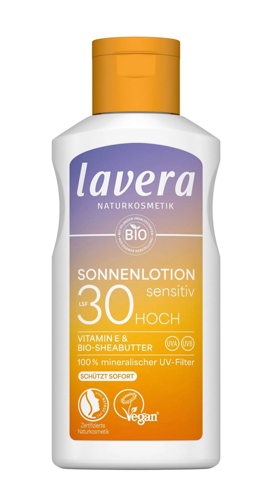 Lotiune bio pentru protectie solara FPS 30, 100ml Lavera