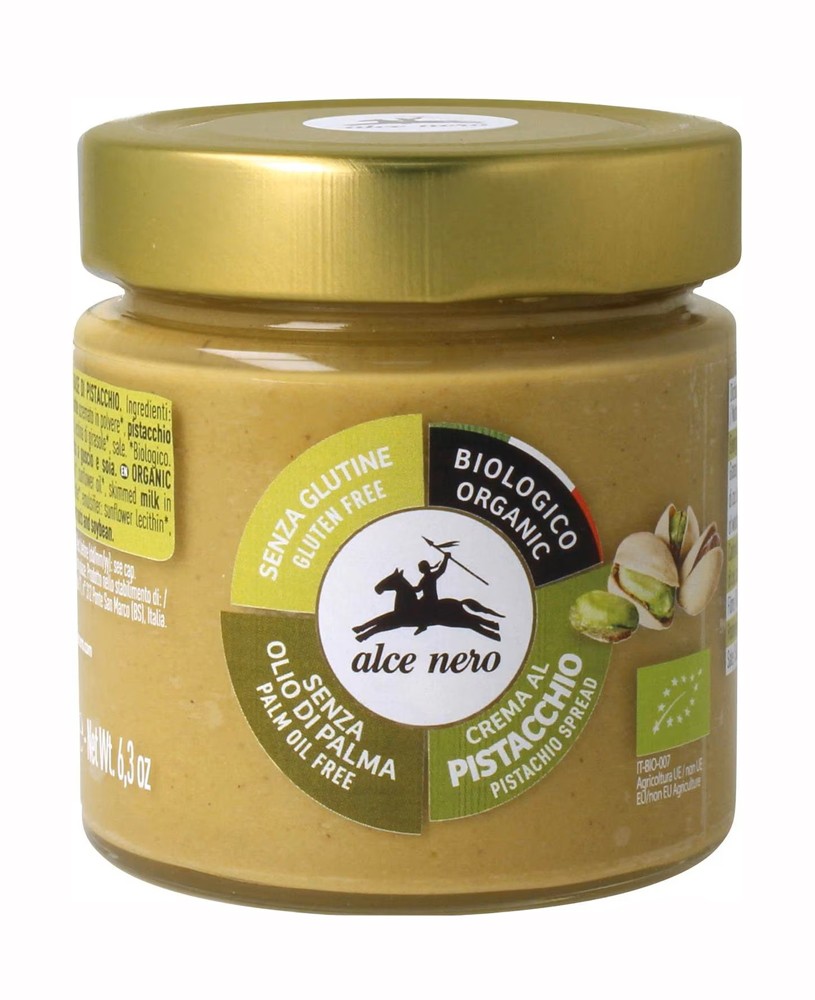 Crema tartinabila bio de fistic, 180g Alce Nero