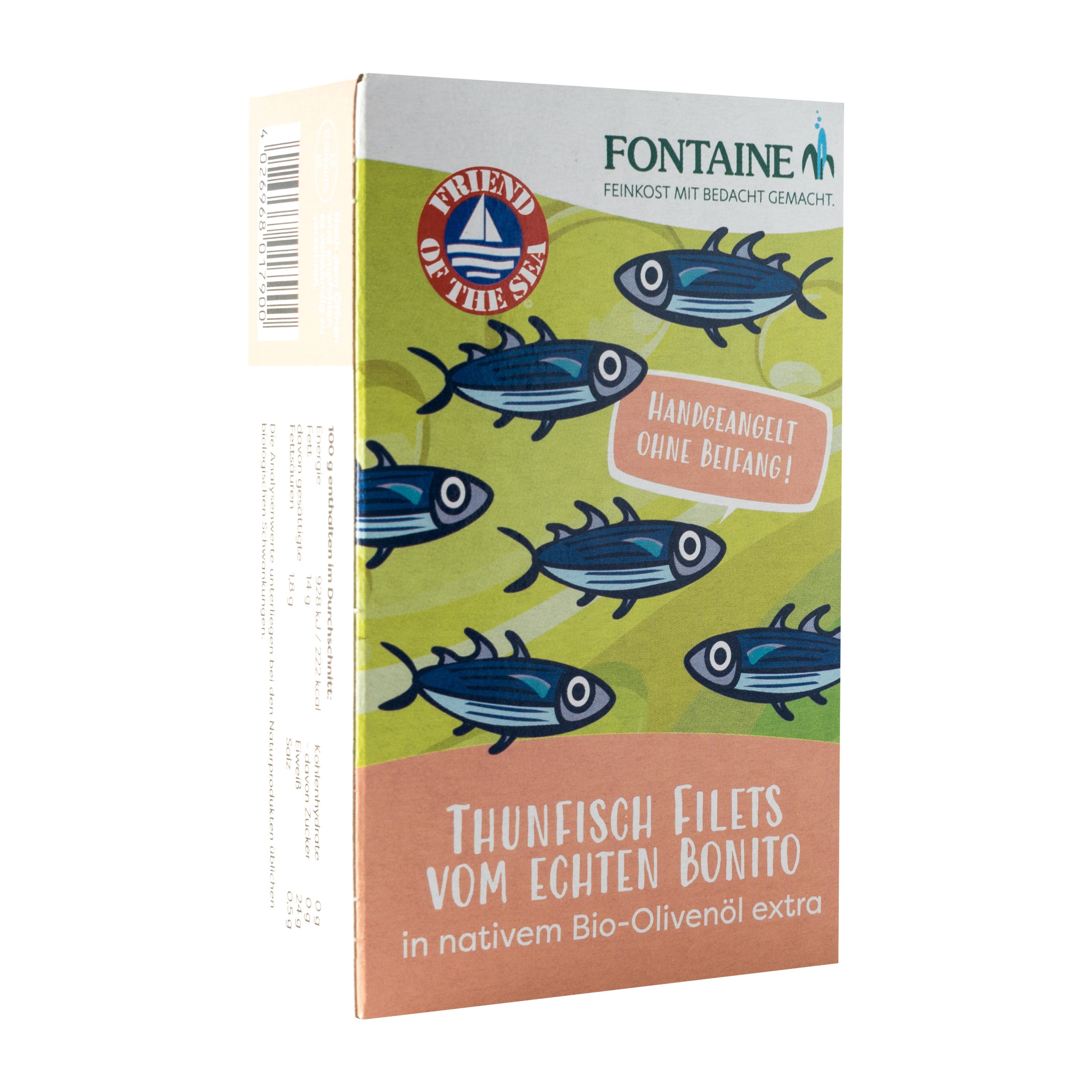 File de ton in ulei de masline, Bonito 120g Fontaine