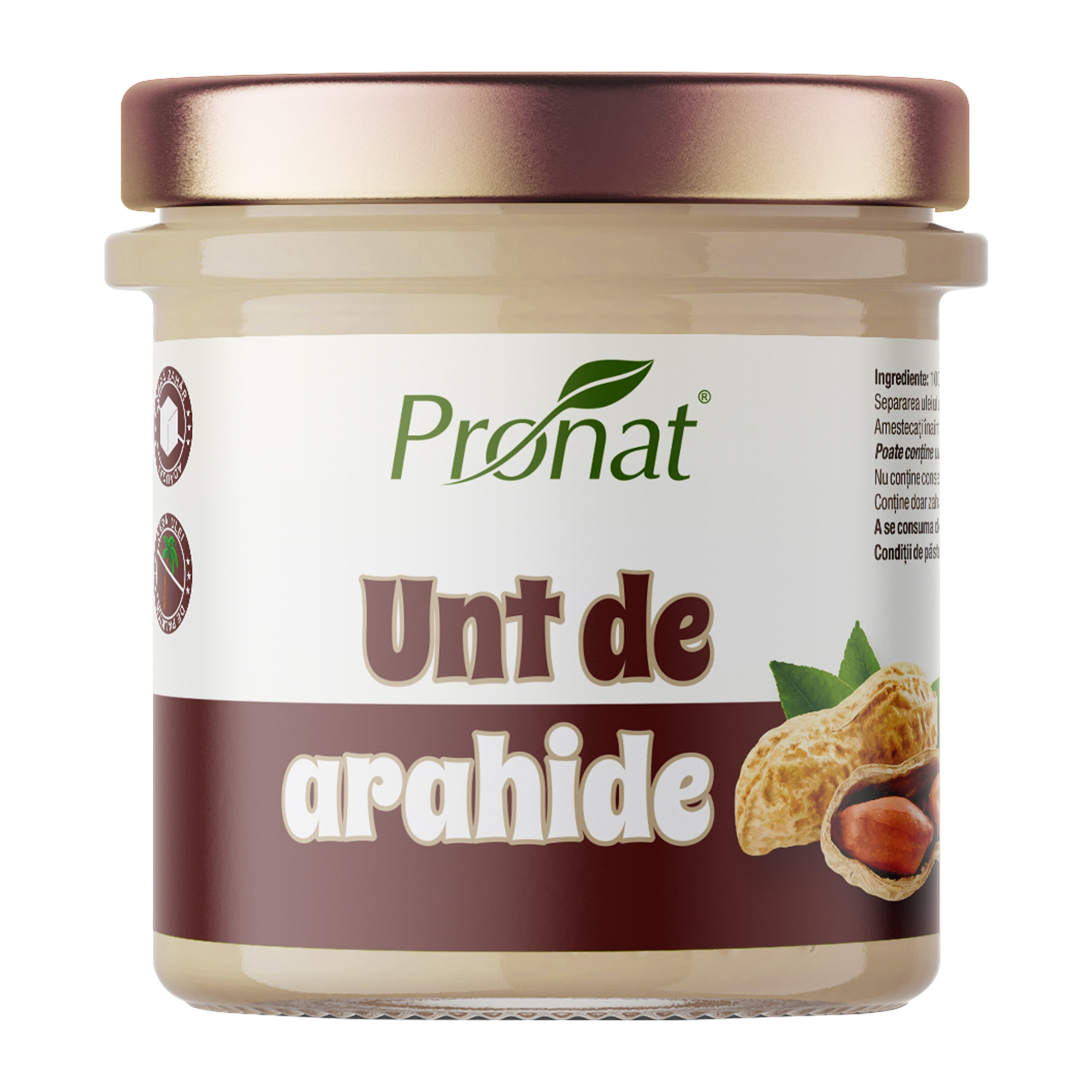 Unt de arahide, 300g Pronat
