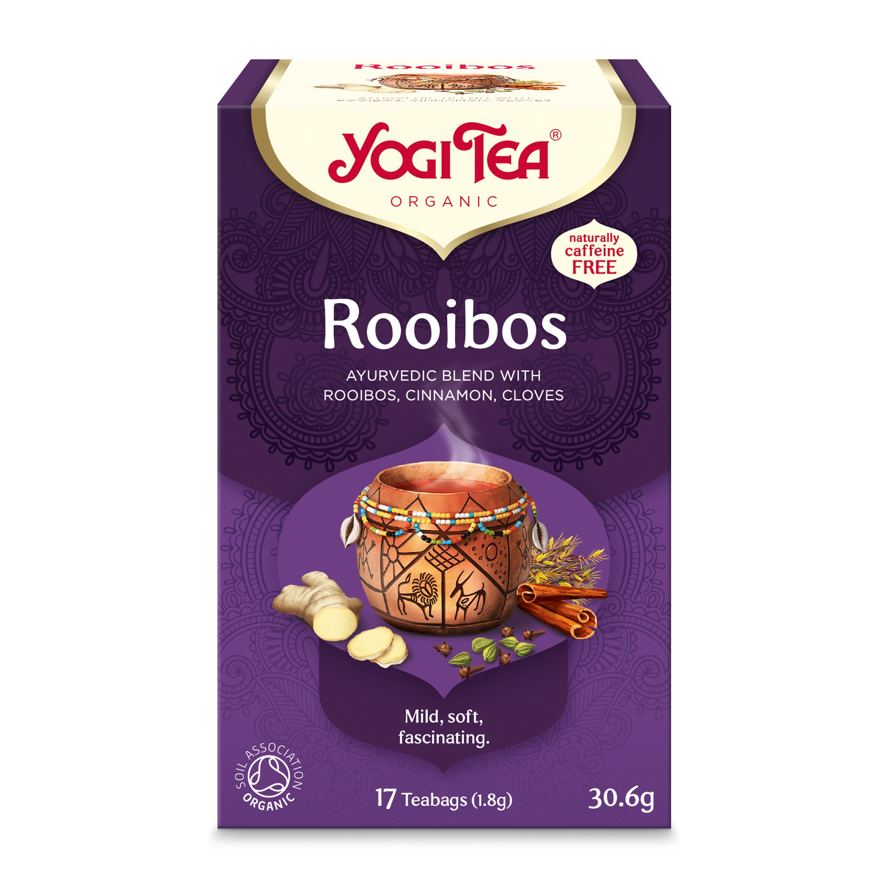 Ceai bio Rooibos, 17 pliculete 30.6g Yogi Tea