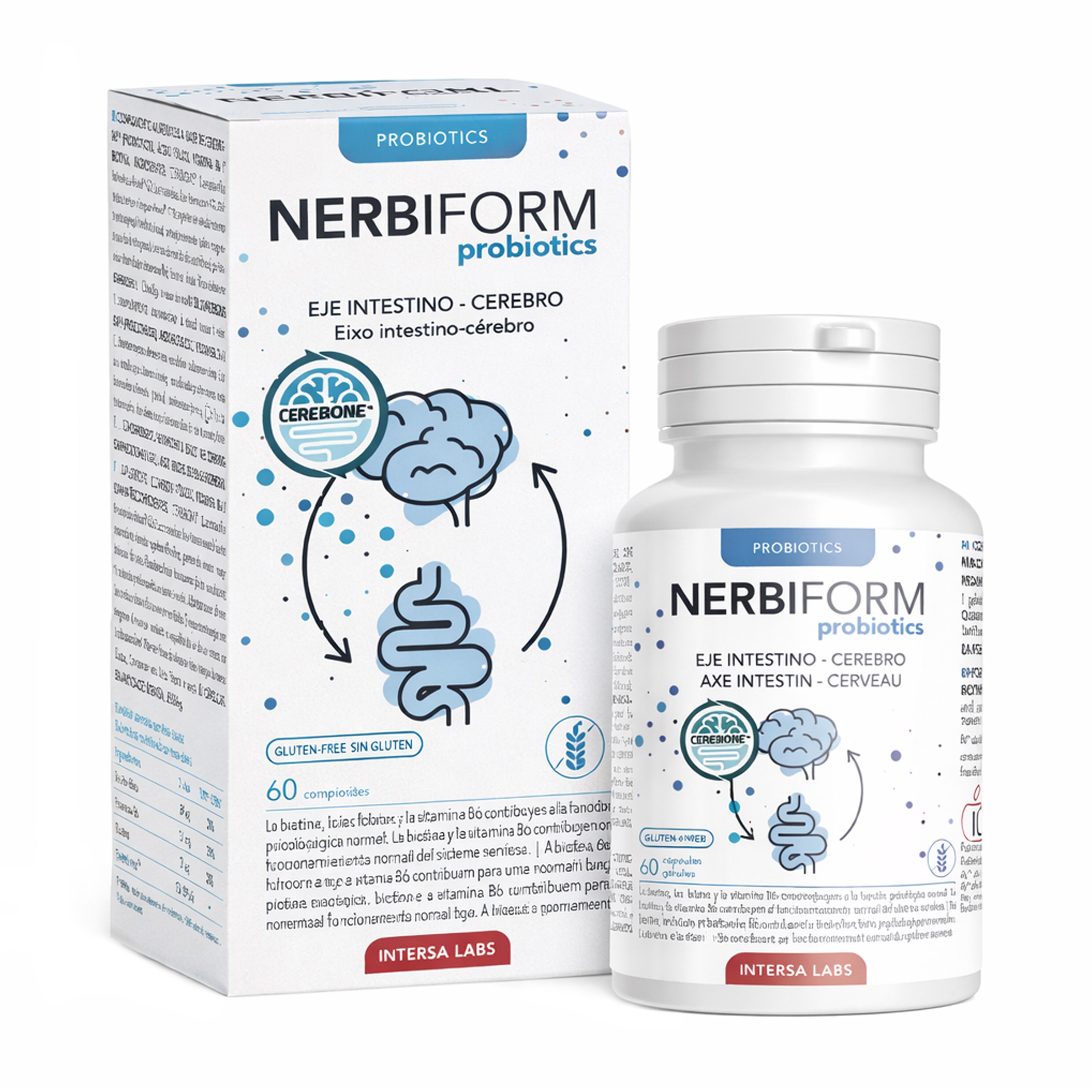 NERBIFORM Probiotics, 60 capsule Intersa Labs