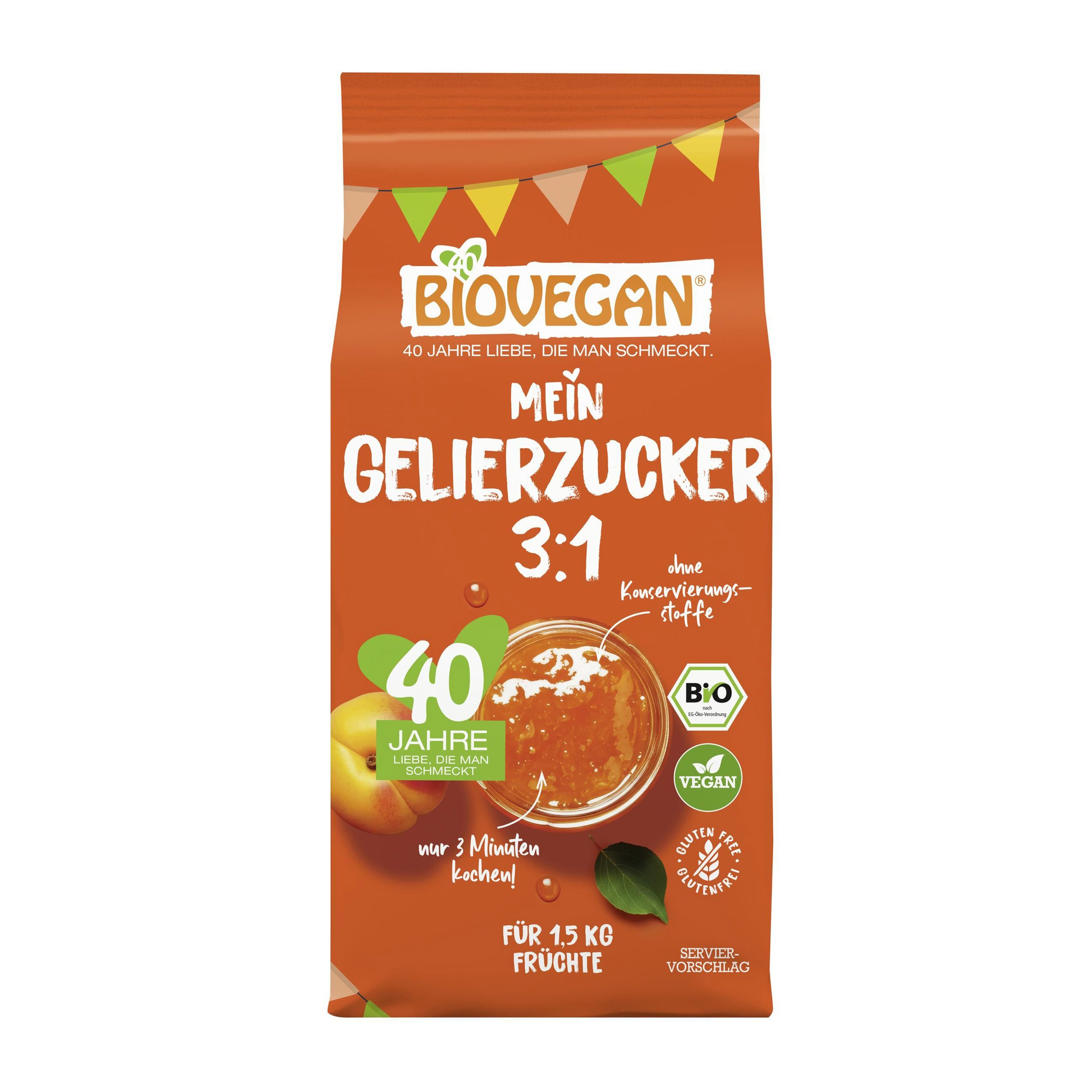 Zahar bio gelifiant 3:1, 500g Biovegan