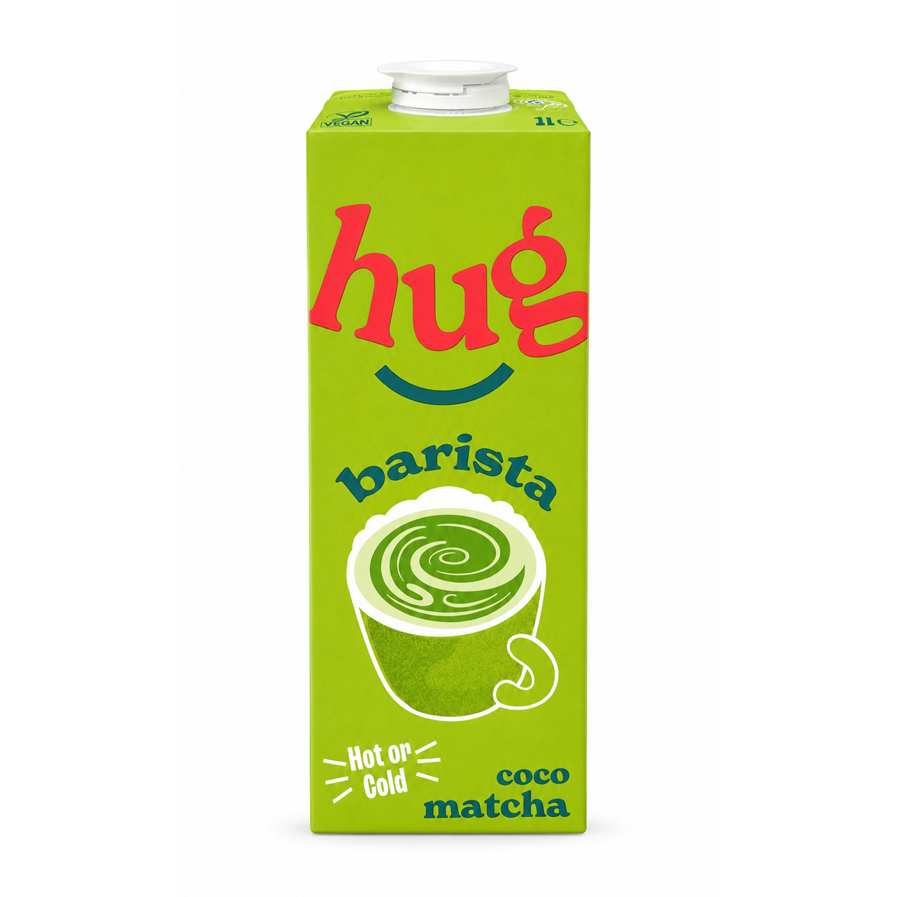 Barista de cocos si soia cu matcha, 1L Shoyce Hug