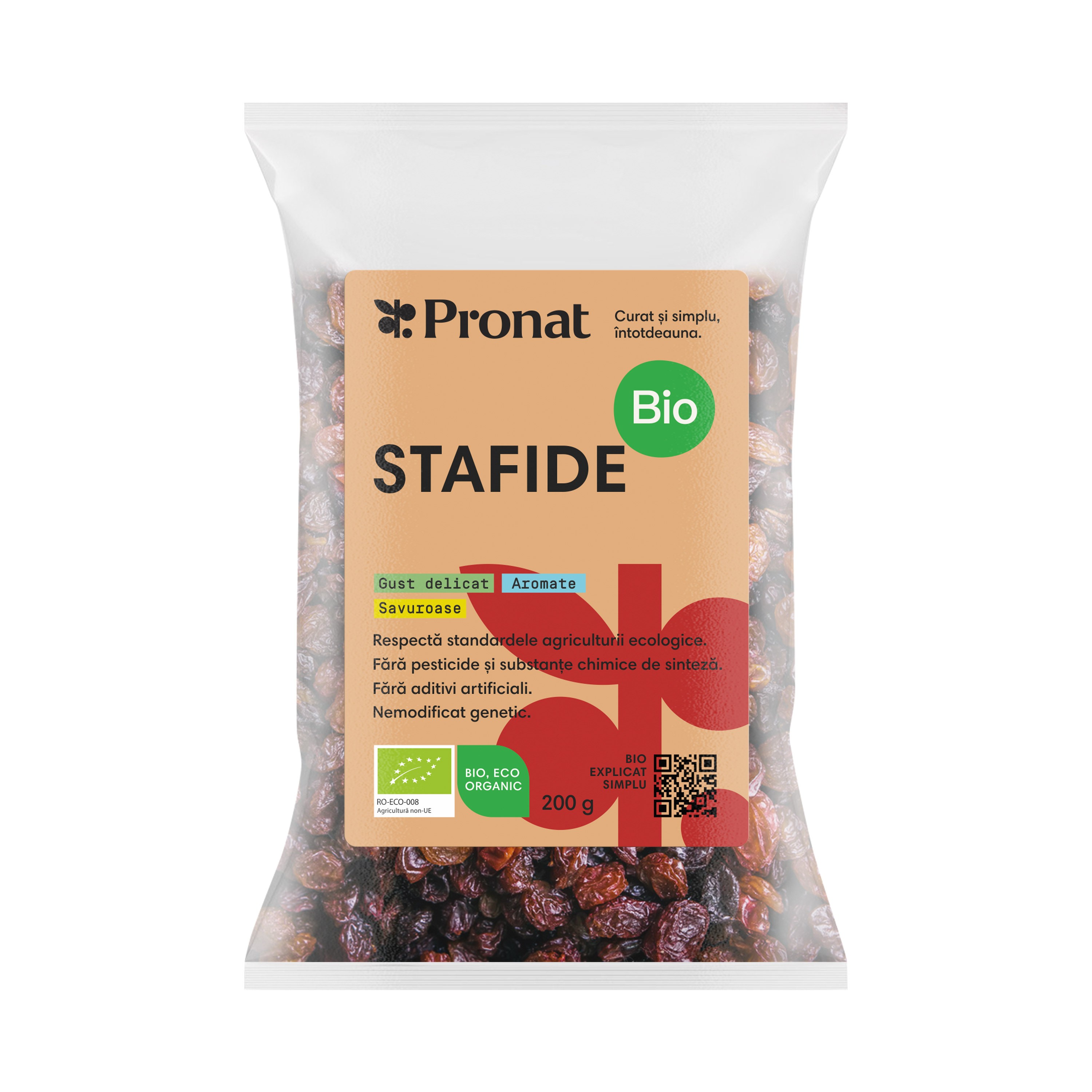 Stafide bio, 200g Pronat