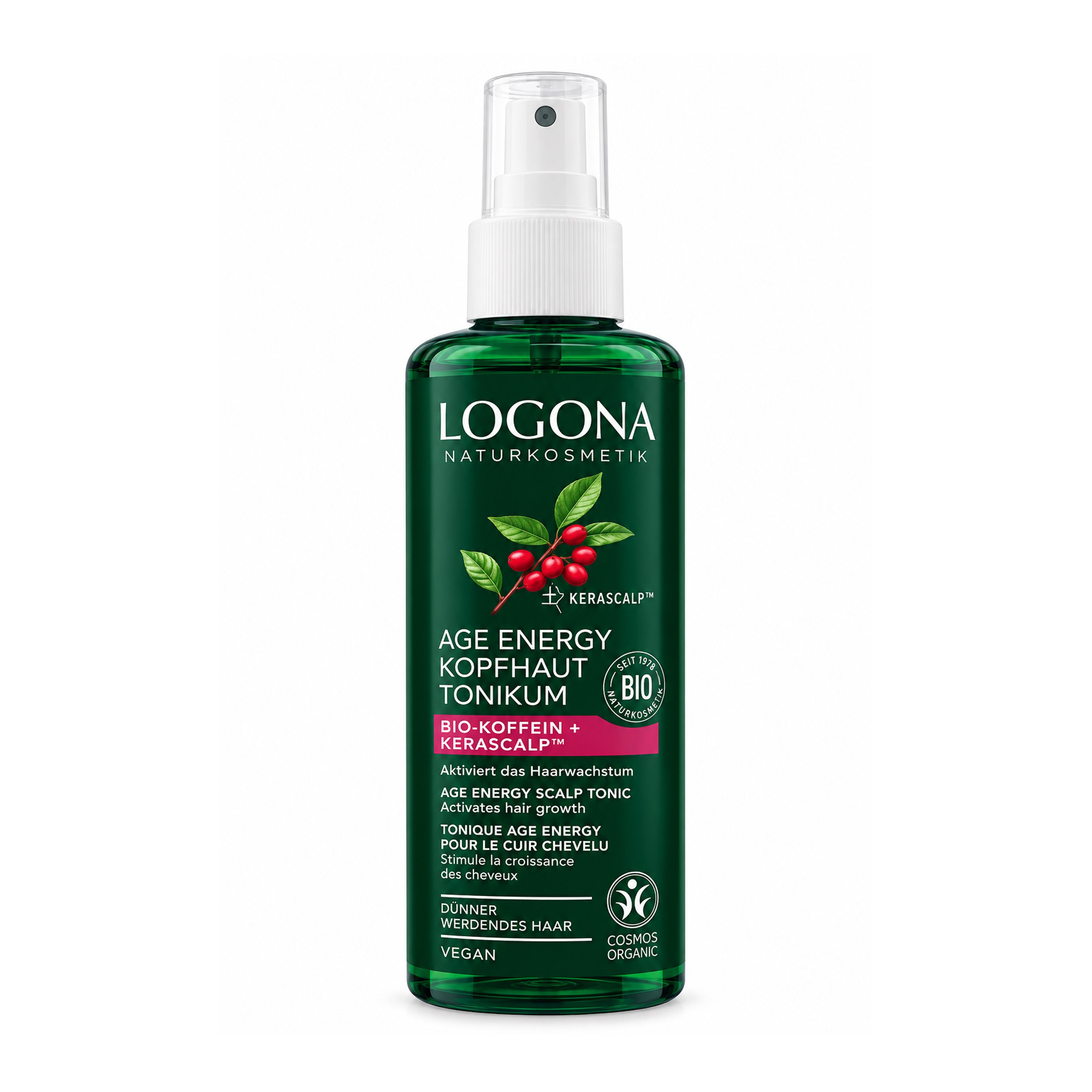 Tonic pentru scalp Age Energy, 150ml Logona