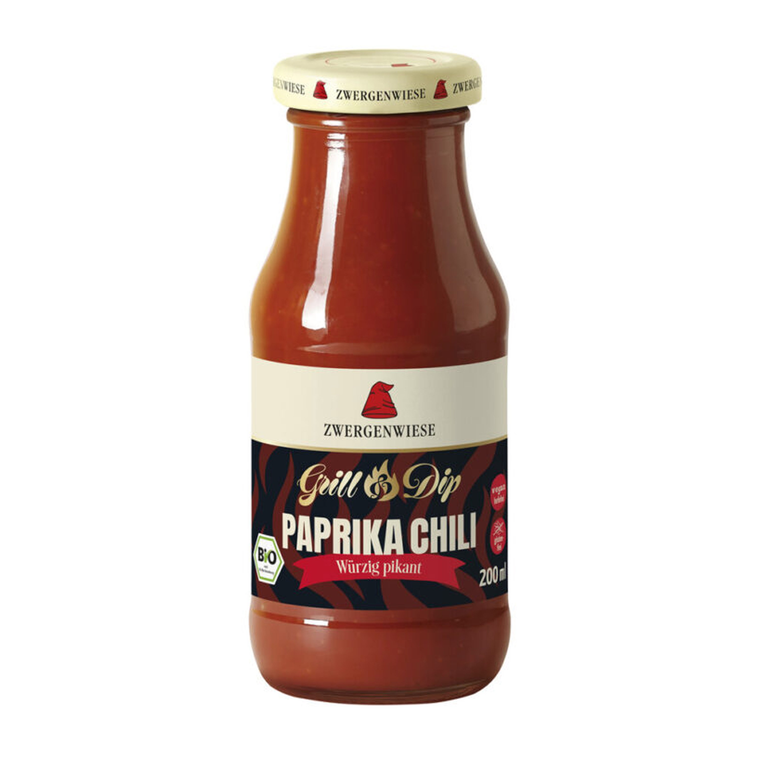Sos bio Grill&Dip paprika chili, 200 ml Zwergenwiese