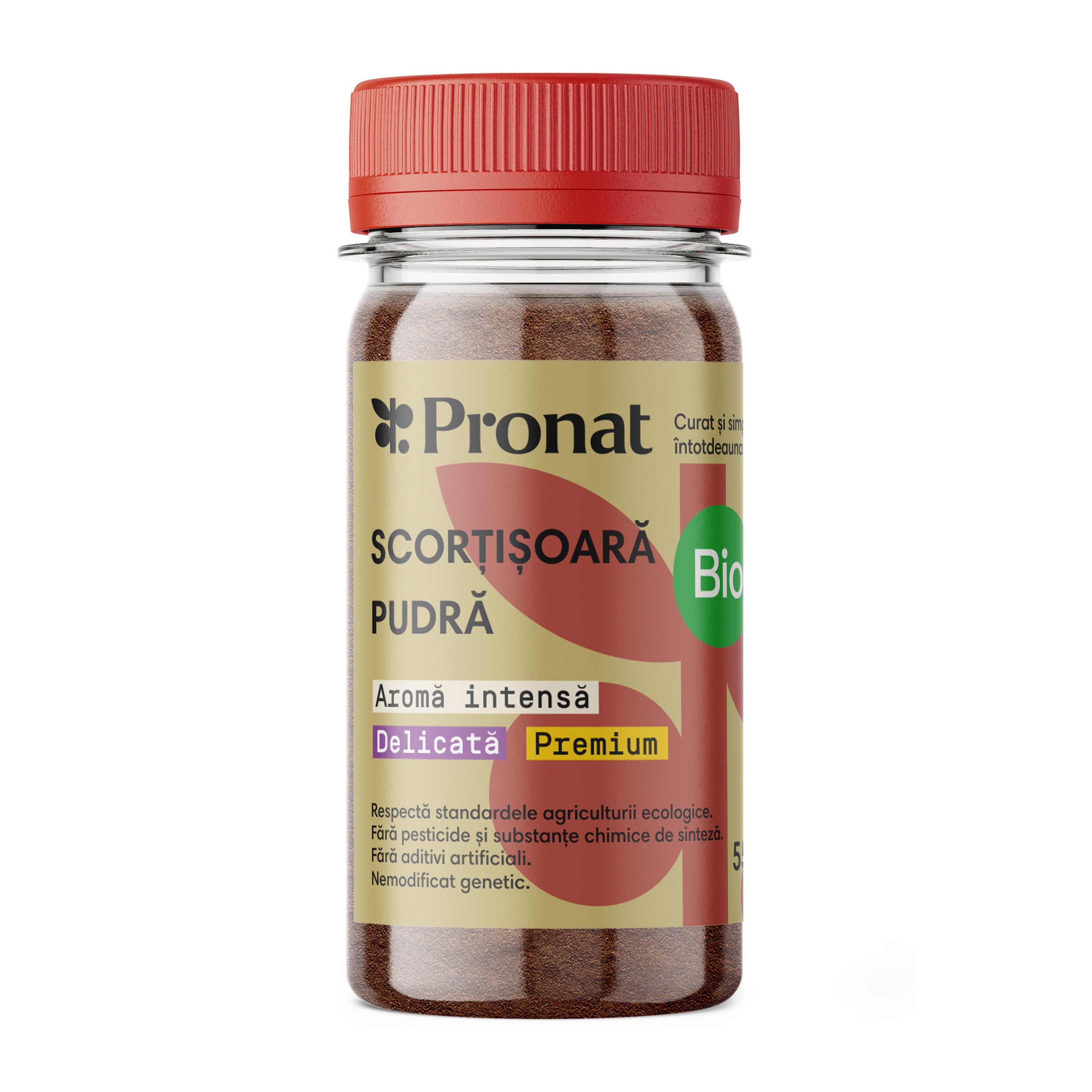 Scortisoara pudra bio, 55g Pronat