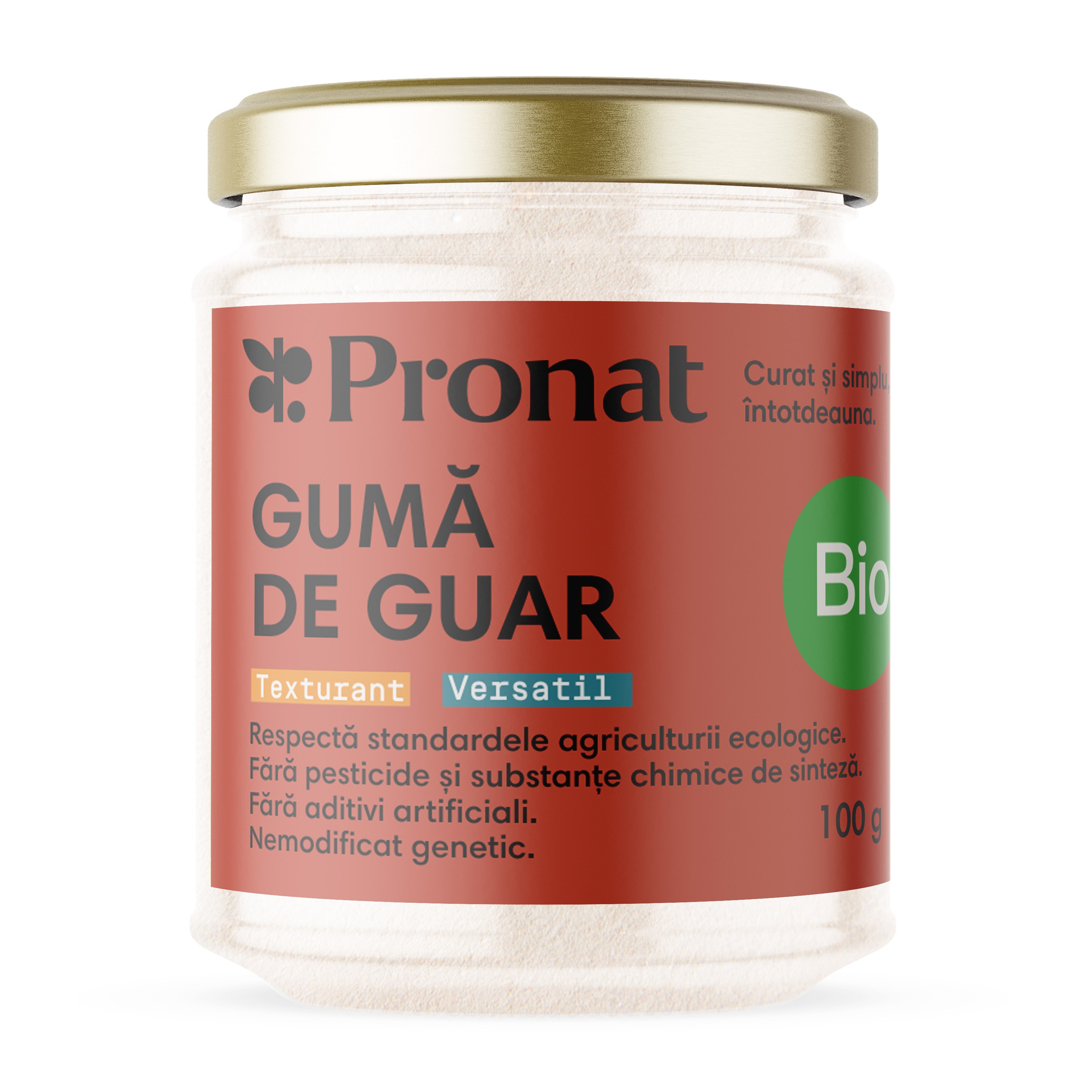 Guma de guar bio, 100g Pronat